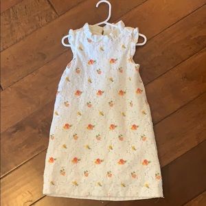 Janie & Jack White floral Dress